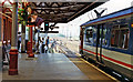 Hitchin station: scene at the north end 1992