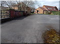 Across a former railway bridge in Swindon