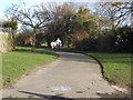 Cycle route in Hornfair Park