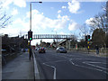 Footbridge and puffin, Shooters Hill