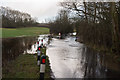 River flowing down Hensting Lane