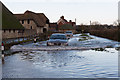 SU4922 : River flowing down Hensting Lane by Peter Facey