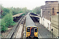 Chessington South station, with new EMU, 1985