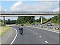 Westbound A14, Footbridge near Haughley New Street