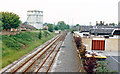 Railway from Blackburn approaching Clitheroe, 1986