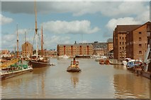 SO8218 : Gloucester docks by John Winder