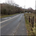 Slow - bend ahead on Cwmbach Road, Aberdare