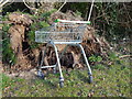 Trolley from Asda, Stoke Park (close up)