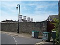 J4844 : Former prison walls in Mount Crescent, Downpatrick by Eric Jones