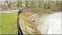 J3675 : Flood embankment, Victoria Park, Belfast - February 2014(1) by Albert Bridge