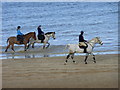 Horse riding on the sands at Margate