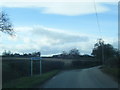SJ3753 : Borras Road at Borras village boundary by Colin Pyle