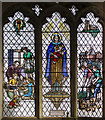 TQ9240 : Stained glass window, St Margaret's church, Bethersden by Julian P Guffogg