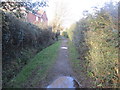 Path between Drain and Hedge