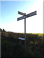 TM4088 : Roadsign on Church Road by Geographer