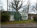 Large container and a field gate in Pandy