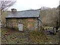 SJ0713 : Abandoned cottage beside the River Vyrnwy - Glan-yr-afon-uchaf by Jeremy Bolwell