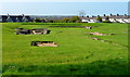 Fragments of a Roman fort in Caernarfon