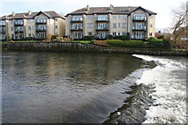 SD5191 : Weir on the River Kent by Bill Boaden