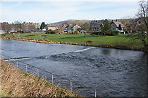 SD5191 : Weir on the River Kent by Bill Boaden