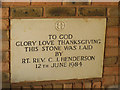 Foundation stone, Convent of the Sisters of St Andrew