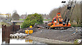 J3371 : Revetment works, River Lagan, Belfast - March 2014(1) by Albert Bridge