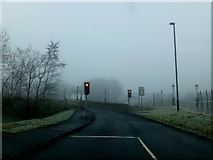 H4572 : Misty along Irishtown Road, Omagh by Kenneth  Allen