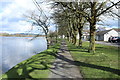 Path to Tongland Old Bridge at Kirkcudbright