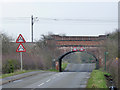 SK6724 : Station Road railway bridge, Old Dalby by Alan Murray-Rust