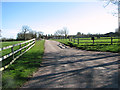 Access road to Manor Farm