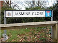 Jasmine Close sign