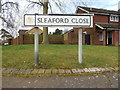 Sleaford Close sign