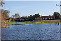 Flood below Owslebury Bottom