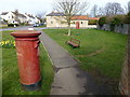 TL1198 : Phone box and pillar box in Ailsworth, Peterborough by Richard Humphrey
