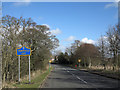 Minor road entering Tanfield Lea