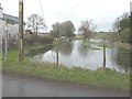 More extensive flooding beside the Gate House