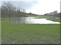 Flooding in the Elham Valley at North Elham