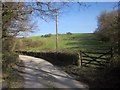 Lane at Higher Lumburn Bridge