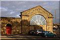 London and North Western Railway Station train shed wall Palace Road Buxton