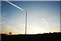 SO6333 : Ridge Hill transmitter at sunset by John Winder