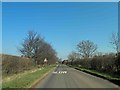 SE8917 : Slow, Thealby village ahead on Normanby Road by Steve  Fareham