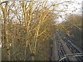 The Piccadilly Line heading towards Alperton