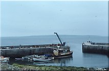 ND3773 : The harbour at John O'Groats in 1977 by David Smith