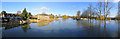 SU6189 : Upstream Panoramic by Bill Nicholls