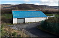 Turquoise roof in Abercwmboi