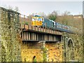SD7915 : East Lancashire Railway Crossing Brooksbottoms Viaduct by David Dixon