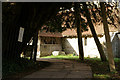 SU7200 : Ancient Yew Tree at St.Mary's, South Hayling by Peter Trimming