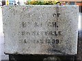 Dedication on the drinking fountain and cattle trough, City Road / Central Street, EC1