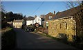 Lane entering Lamerton