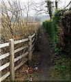 Footpath east from New Road, Rhos